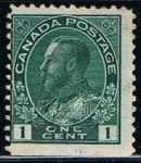 Stamps Canada -  Scott  104  Rey George V (2)