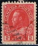 Sellos de America - Canad -  Scott  106  Rey George  V