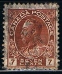 Sellos de America - Canad� -  Scott  114  Rey George V