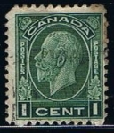 Stamps Canada -  Scott  195  Rey George V