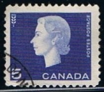 Sellos de America - Canad� -  Scott  405  Reina  Elizabeth II