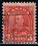 Sellos de America - Canad� -  Sott  167  Rey George V