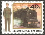 Stamps North Korea -  1921 - locomotora