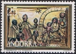 Stamps Andorra -  NAVIDAD 1976. LA ADORACIÓN, LA MASSANA