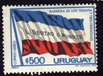 Stamps : America : Uruguay :  Bandera de los 33 Orientales