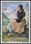 Stamps : Europe : Andorra :  TRAJES POPULARES 1979. PUBILLA