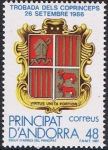 Stamps Andorra -  ENCUENTRO ENTRE LOS COPRÍNCIPES DE ANDORRA