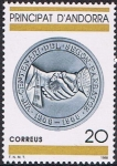 Stamps : Europe : Andorra :  VII CENTENARIO DE LA FIRMA DEL SEGUNDO PAREATGE