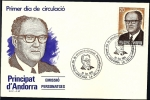 Stamps Andorra -  Personajes - J. Sansa Negui - SPD