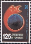 Stamps : Europe : Andorra :  125 ANIVERSARIO DE LA CRUZ ROJA