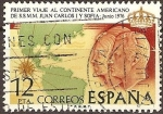 Stamps : Europe : Spain :  Viaje al continente americano