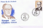 Stamps : Europe : Andorra :  SPD PERSONAJES 1983. JAIME SANSA NEGUI