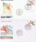Stamps : Europe : Andorra :  SPD JUEGOS OLIMPICOS 1984. 