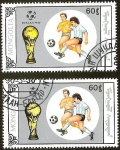 Stamps Mongolia -  FUTBOL - ITALIA 1990