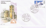Stamps : Europe : Andorra :  SPD NAVIDAD 1988. IGLESIA DE SANT JOAN DE CASELLES