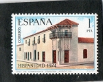 Stamps Spain -   2213-HIPANIDAD ARHENTINA . CASA DEL VIRREY SAOBREMONTE,  CORDOBA