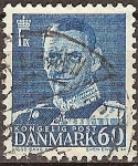 Sellos de Europa - Dinamarca -  Rey Federico IX de Dinamarca