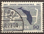 Stamps Denmark -  Cent. de la iglesia de los marines daneses