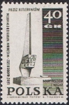 Stamps Poland -  MARTIROLOGIA Y LUCHA. MONUMENTO DE LODZ