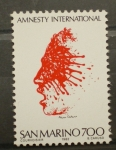 Stamps San Marino -  AMNISTIA INTERNACIONAL