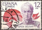 Stamps Spain -  Simón Bolívar