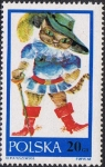 Stamps : Europe : Poland :  CUENTOS. EL GATO CON BOTAS