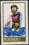 Stamps Poland -  CUENTOS. EL PESCADOR Y EL PEZ