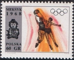 Stamps Poland -  JUEGOS OLÍMPICOS DE MEJICO. BALONCESTO