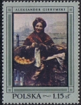 Stamps Poland -  PINTURAS POLACAS. ALEKSANDER GIERYMSKI