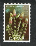 Stamps Spain -  2220-FLORA. TEUCRIUM  LANIGERM