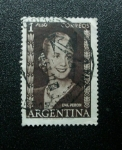 Stamps Argentina -  Eva Peron.