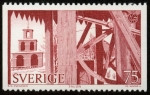 Stamps Europe - Sweden -  SUECIA - Zona de explotación minera de la “Gran Montaña de Cobre” de Falun
