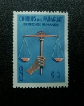 Stamps America - Paraguay -  O.N.U Derechos Humanos