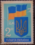 Stamps Europe - Ukraine -  Bandera de Ucrania