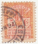Sellos de Europa - Espaa -  AYUNTAMIENTO BARCELONA