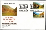 Stamps Andorra -  Año Europeo Conservación de la Naturelaza - SPD