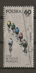 Stamps Poland -  Vuelta ciclista para la Paz.