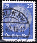Stamps : Europe : Germany :  Von Hindenburg	