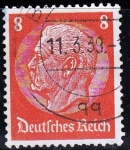 Stamps Germany -  Von Hindenburg	