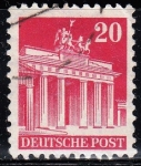 Sellos de Europa - Alemania -  Puerta de Brandenburgo	