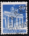 Stamps Germany -  Puerta de Brandenburgo	