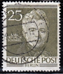 Stamps Germany -  Karl Friedrich Schinkel	