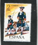 Sellos de Europa - Espa�a -  2198- OFICIAL DE ARTILLERIA 1710