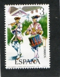 Stamps : Europe : Spain :  2199- TAMBOR DEL REGIMIENTO DE GRANADA 1734
