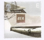 Stamps United Kingdom -  Cincuentenario de la primera línea aérea en 