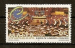 Stamps : Europe : Malta :  Consejo de Europa.