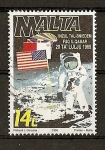 Stamps Europe - Malta -  Conmemoracion de la llegada del hombre a la luna.