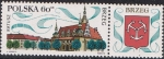 Stamps Poland -  MONUMENTOS HISTÓRICOS. BRZEG, AYUNTAMIENTO