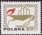 Stamps Poland -  150 ANIV. DE LA CREACIÓN DE LA SOCIEDAD CIENTÍFICA DE PLOCK