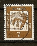 Stamps Germany -  Elisabeth de Thuringe.